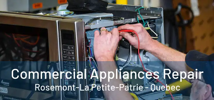 Commercial Appliances Repair Rosemont-La Petite-Patrie - Quebec